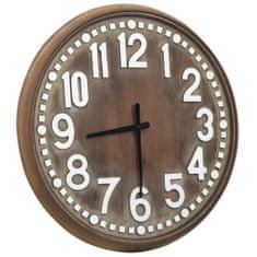 Vidaxl 321468 Wall Clock Brown 60 cm MDF