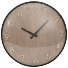 Vidaxl 321474 Wall Clock Brown 42 cm MDF and Metal