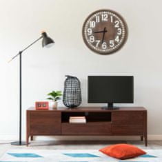 Vidaxl 321468 Wall Clock Brown 60 cm MDF