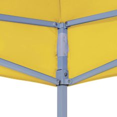 Vidaxl 315374 Party Tent Roof 4,5x3 m Yellow 270 g/m²