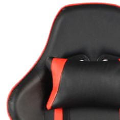 Petromila vidaXL Otočná herná stolička červená PVC