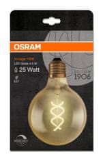 Osram OSRAM Vintage 1906 LED dim CL GLOBE125 FIL GOLD 25 dim 4,5W / 820 E27