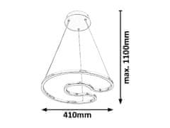 Rabalux Rabalux závesné svietidlo Melora LED 30W 2190