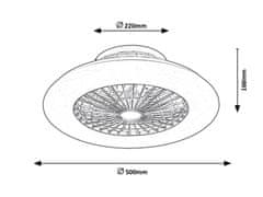 Rabalux Rabalux stropné svietidlo Dalfon LED 30W CCT DIM 6859