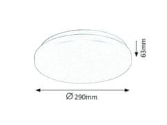 Rabalux Rabalux stropné svietidlo Rob LED 20W 3338