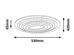 Rabalux Rabalux stropné svietidlo Tanel LED 41W CCT DIM 3097