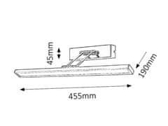 Rabalux Rabalux svietidlo nad obraz Picture slim LED 8W 3907