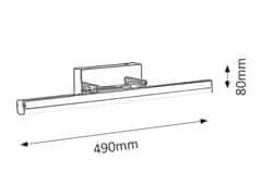 Rabalux Rabalux kúpeľňové svietidlo Silas LED 12W IP44 5719