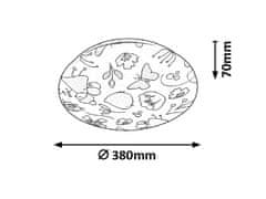 Rabalux Rabalux detské stropné svietidlo Hanka LED 24W biela 3416