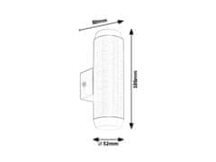 Rabalux Rabalux vonkajšie nástenné svietidlo Catania LED 2x 4W IP44 8938