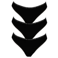 Tommy Hilfiger Poškodený obal - 3PACK dámske tangá čierna (UW0UW02824 0R7) - veľkosť M
