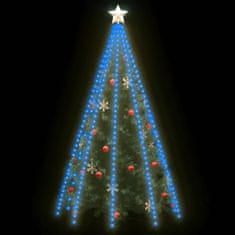 Vidaxl Vianočná svetelná reťaz na stromček so 400 LED modrá 400 cm