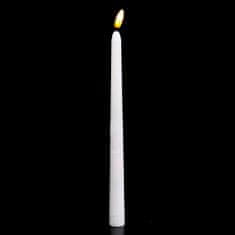 Vidaxl Elektrické večerné sviečky bez plameňa LED 12 ks teplé biele