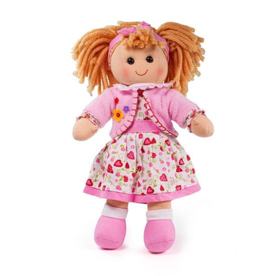 Bigjigs Toys Látková bábika Kelly 34 cm