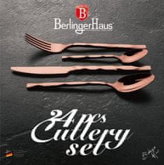 Berlingerhaus Súprava príborov 24 ks nerez Rosegold Metallic Line III