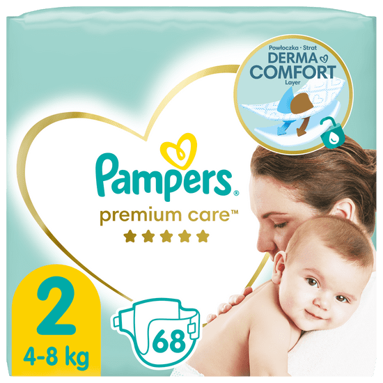 Pampers Plienky Premium Care 2 Value Pack (4-8 kg) 68 ks