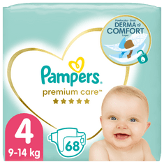 Pampers Plienky Premium Care 4 Maxi (9-14 kg) 68 ks