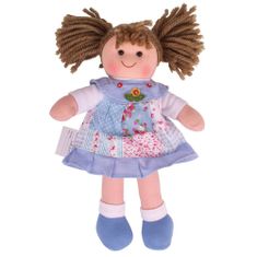 Bigjigs Toys Látková bábika Sarah 28 cm