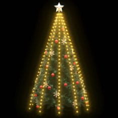 Vidaxl Svetelná reťaz na vianočný stromček 300 LED diód 300 cm