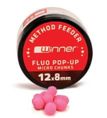 Tandem Baits Method Feeder Fluo Pop-Up Micro Chunks 12x8mm/20g Monster halibut