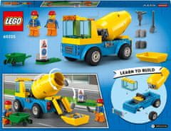 LEGO City 60325 Nákladiak s miešačkou na betón