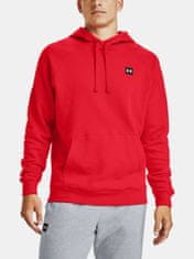 Under Armour Mikina Rival Fleece Hoodie-RED S