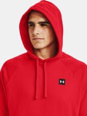 Under Armour Mikina Rival Fleece Hoodie-RED S