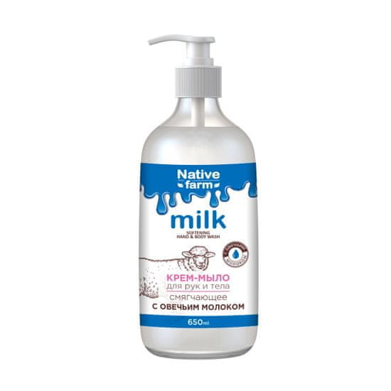 Vilsen MILK NATIVE FARM (ovca) Zmäkčujúce mydlo na ruky a telo 650ml