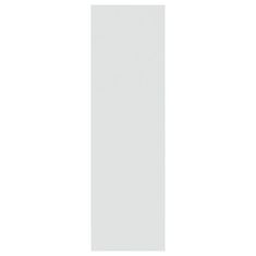 Vidaxl Botník s 2 dvierkami biely 59x24x74 cm drevotrieska