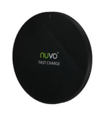 Nuvo SLIM fast charge bezdrôtová nabíjačka čierna