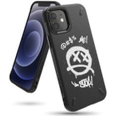 RINGKE Onyx puzdro Graffiti pro - Apple iPhone 12 Mini - Čierna KP12196