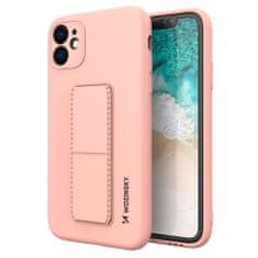 WOZINSKY WOZINSKY KICKSTAND CASE SILIKÓNOVÉ PUZDRO S KRYTOM STOJANA PRE XIAOMI REDMI 10X 4G / XIAOMI REDMI NOTE 9 PINK