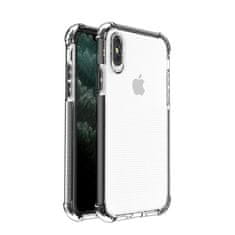 IZMAEL Silikónové puzdro Spring Armor pre Apple iPhone X/iPhone XS - Čierna KP9561