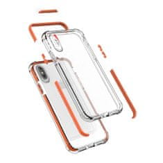 IZMAEL Silikónové puzdro Spring Armor pre Apple iPhone X/iPhone XS - Čierna KP9561