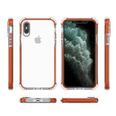 IZMAEL Silikónové puzdro Spring Armor pre Apple iPhone X/iPhone XS - Čierna KP9561