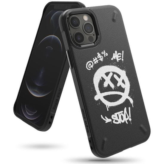 RINGKE Onyx puzdro Graffiti pro - Apple iPhone 12 Pro Max - Čierna KP12194