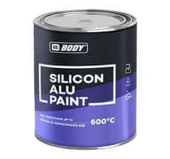 HB BODY Alu paint 600°C - silikónová hliníková farba tmavo sivá metalická do 600°C 750ml