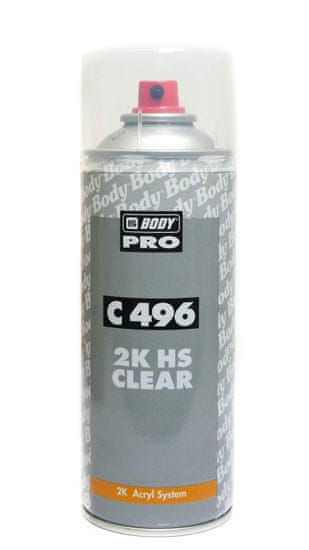 HB BODY 496 HS 2:1 SR akrylový lak v spreji transparentný 400ml