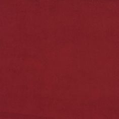 Vidaxl Otočná jedálenská stolička vínovo-červená zamatová