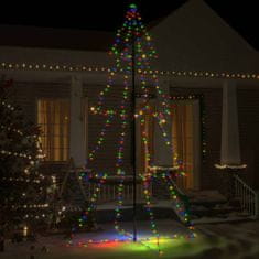 Vidaxl Vianočný stromček kužeľ 360 LED interiér a exteriér 143x250 cm