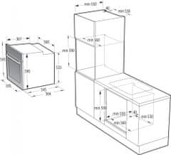 Gorenje vstavaná rúra BOS6737E09WG