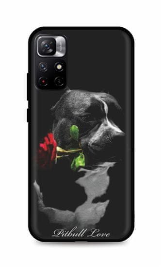 TopQ Kryt Xiaomi Redmi Note 11 silikón Pitbull Love 67359