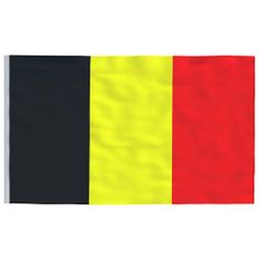 Vidaxl Belgická vlajka a stĺp 6 m hliníkový