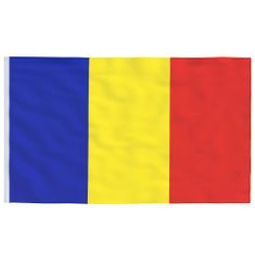 Vidaxl Rumunská vlajka a stĺp 6 m hliníkový