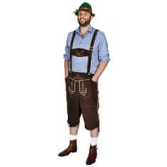 Vidaxl Pánsky kostým na Oktoberfest - lederhosen s klobúkom, veľkosť L