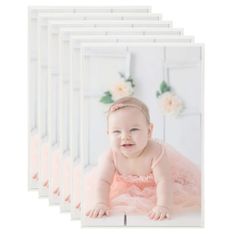 Vidaxl Fotorámiky na stenu alebo stôl 5 ks strieborné 28x35 cm MDF