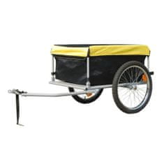 Vidaxl Príves pre bicykle s krytom, 140l