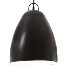 Petromila vidaXL Industriálna závesná lampa 25 W, čierna, okrúhla 32 cm E27