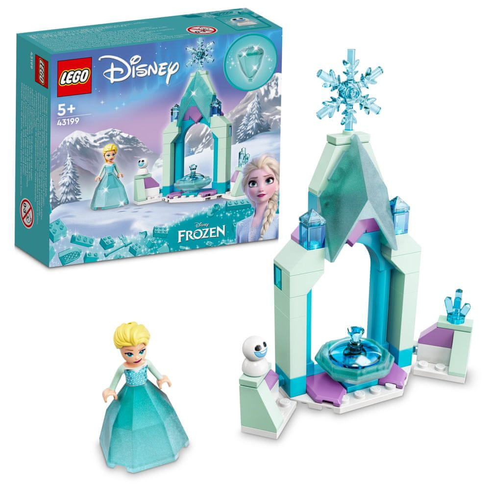 LEGO Disney Princess 43199 Elsa a zámocké nádvorie