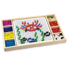 Viga Toys Drevené čínske puzzle 2 v 1 Moziaka Montessori